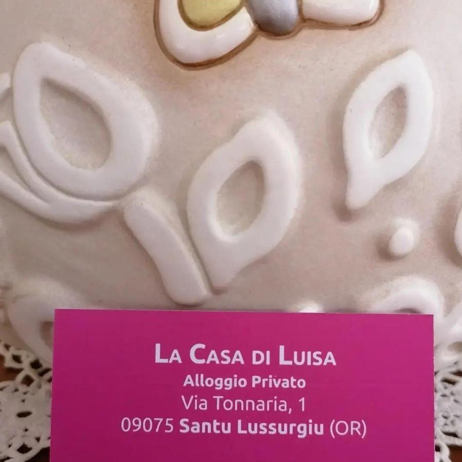 Апартаменты La Casa Di Luisa Санту-Луссурджу Экстерьер фото